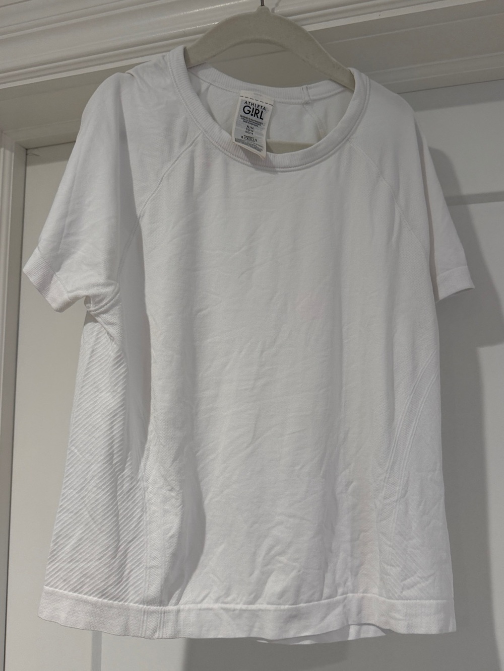 Athleta White Girls' Short Sleeve Active Tee
